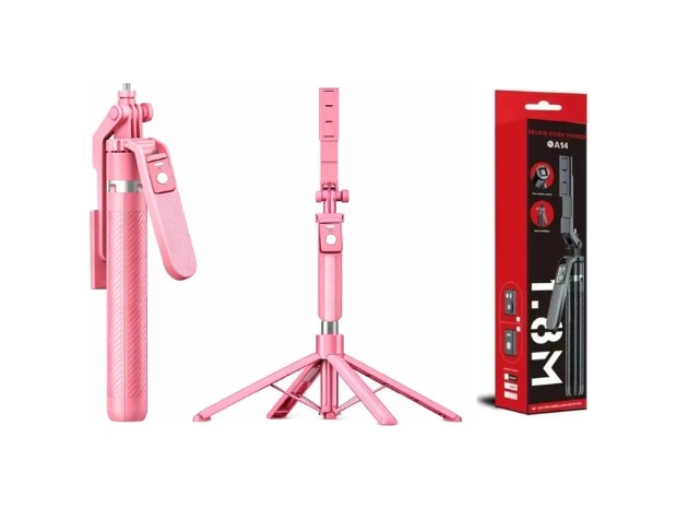 &uu TRIPODE CELULAR Y GOPRO + BT 1,8MTS ZJ-A14